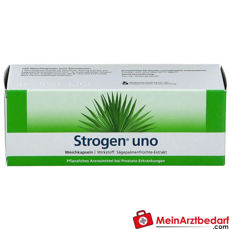 Strathmann Strogen uno Sägepalmenfrucht-Dickextrakt Weichkapseln, 60 St.