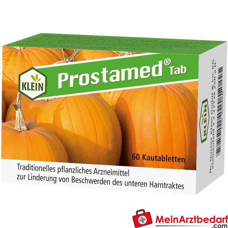 Dr. Gustav Klein Prostamed Tab Kürbissamenpulver / Kürbissamen-Trockenextrakt / Zitterpappelblätter-Trockenextrakt / Goldrutenkraut-Trockenextrakt Kautabletten, 360 St.