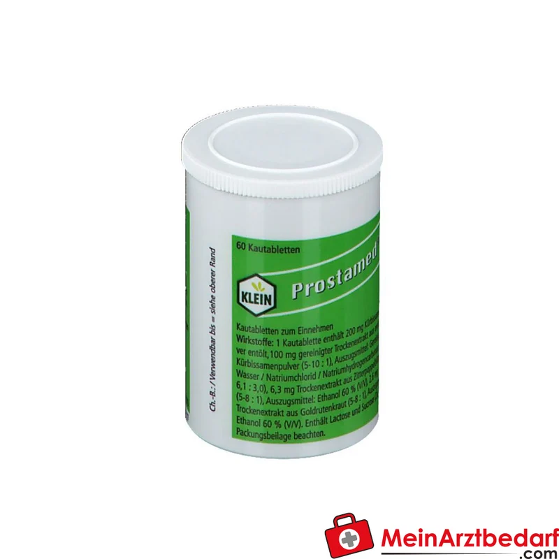 Dr. Gustav Klein Prostamed Tab Kürbissamenpulver / Kürbissamen-Trockenextrakt / Zitterpappelblätter-Trockenextrakt / Goldrutenkraut-Trockenextrakt Kautabletten, 360 St.