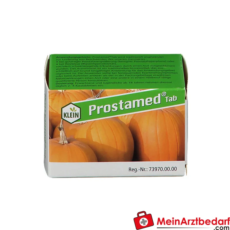 Dr. Gustav Klein Prostamed Tab Kürbissamenpulver / Kürbissamen-Trockenextrakt / Zitterpappelblätter-Trockenextrakt / Goldrutenkraut-Trockenextrakt Kautabletten, 360 St.