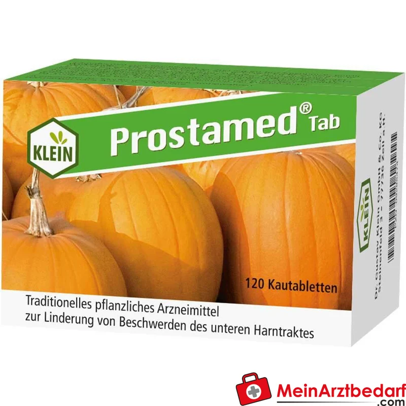 Dr. Gustav Klein Prostamed Tab Kürbissamenpulver / Kürbissamen-Trockenextrakt / Zitterpappelblätter-Trockenextrakt / Goldrutenkraut-Trockenextrakt Kautabletten, 360 St.