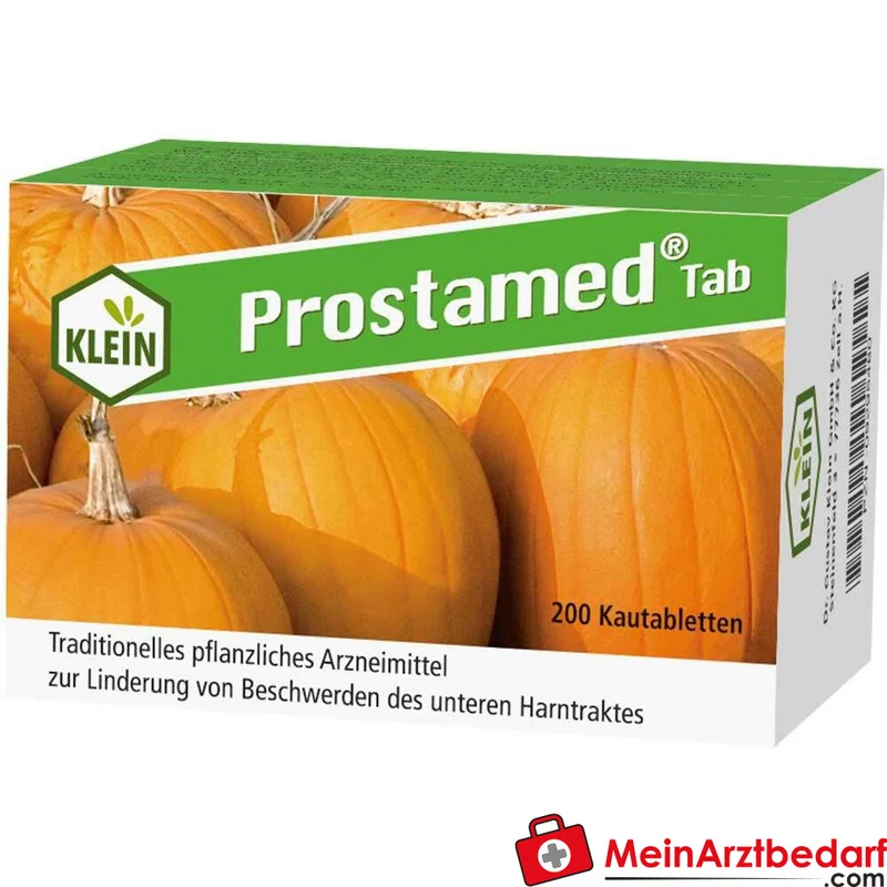 Dr. Gustav Klein Prostamed Tab Kürbissamenpulver / Kürbissamen-Trockenextrakt / Zitterpappelblätter-Trockenextrakt / Goldrutenkraut-Trockenextrakt Kautabletten, 360 St.