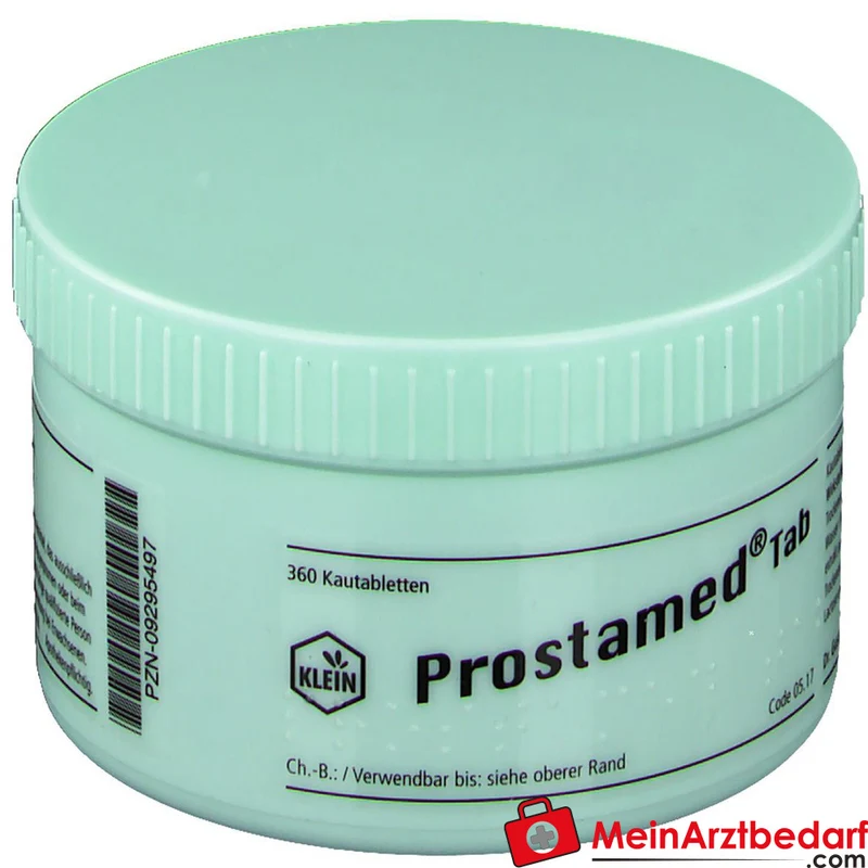 Dr. Gustav Klein Prostamed Tab Kürbissamenpulver / Kürbissamen-Trockenextrakt / Zitterpappelblätter-Trockenextrakt / Goldrutenkraut-Trockenextrakt Kautabletten, 360 St.