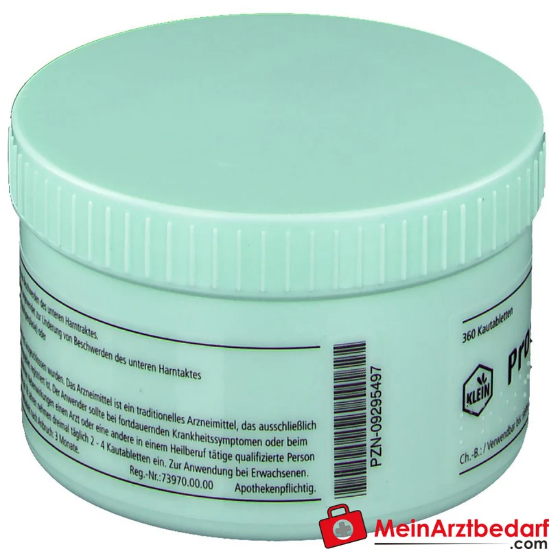 Dr. Gustav Klein Prostamed Tab Kürbissamenpulver / Kürbissamen-Trockenextrakt / Zitterpappelblätter-Trockenextrakt / Goldrutenkraut-Trockenextrakt Kautabletten, 360 St.