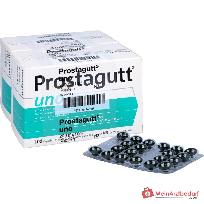 Prostagutt uno Sägepalmenfrüchte-Dickextrakt Kapseln
