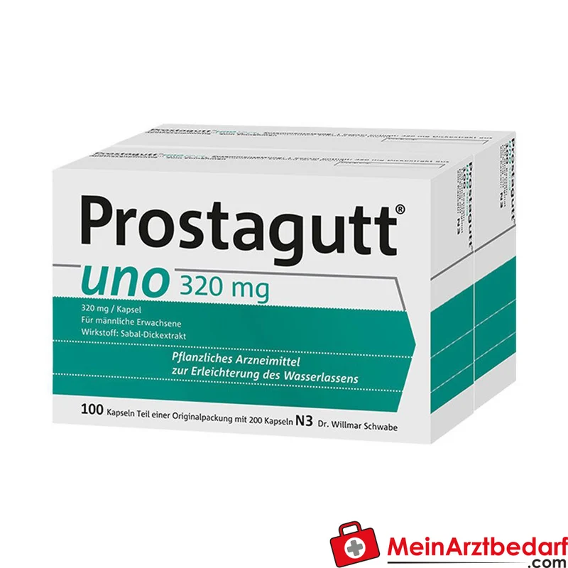 Prostagutt uno Sägepalmenfrüchte-Dickextrakt Kapseln
