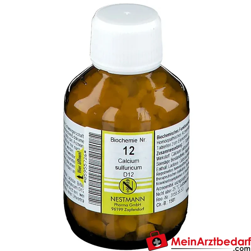 Biochemie 12 Calcium sulfuricum D12 250 mg Tabletten 100 Stück
