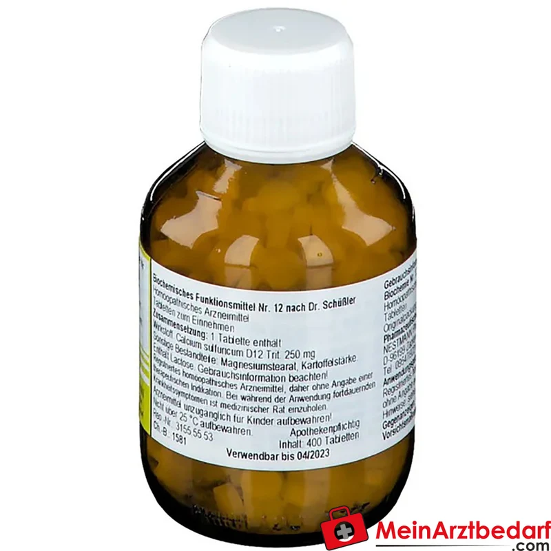 Biochemie 12 Calcium sulfuricum D12 250 mg Tabletten 100 Stück