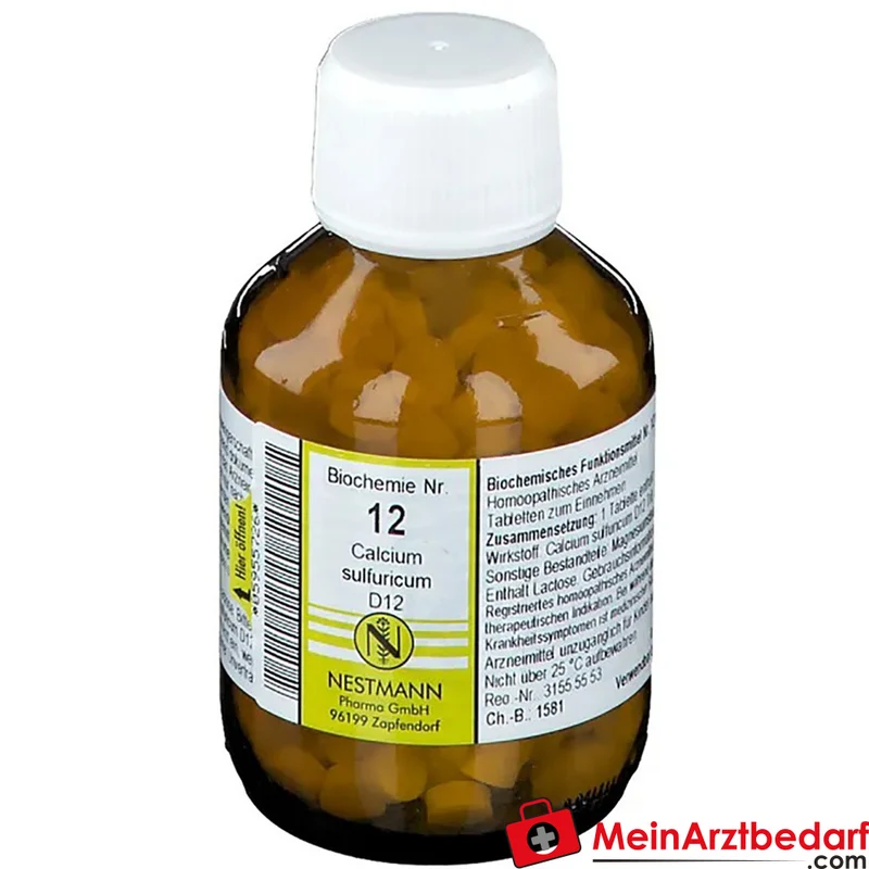 Biochemie 12 Calcium sulfuricum D12 250 mg Tabletten 100 Stück
