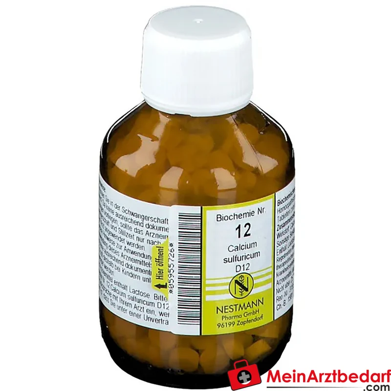 Biochemie 12 Calcium sulfuricum D12 250 mg Tabletten 100 Stück