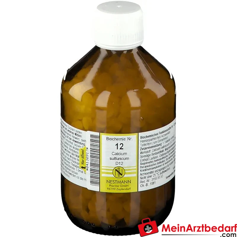 Biochemie 12 Calcium sulfuricum D12 250 mg Tabletten 100 Stück
