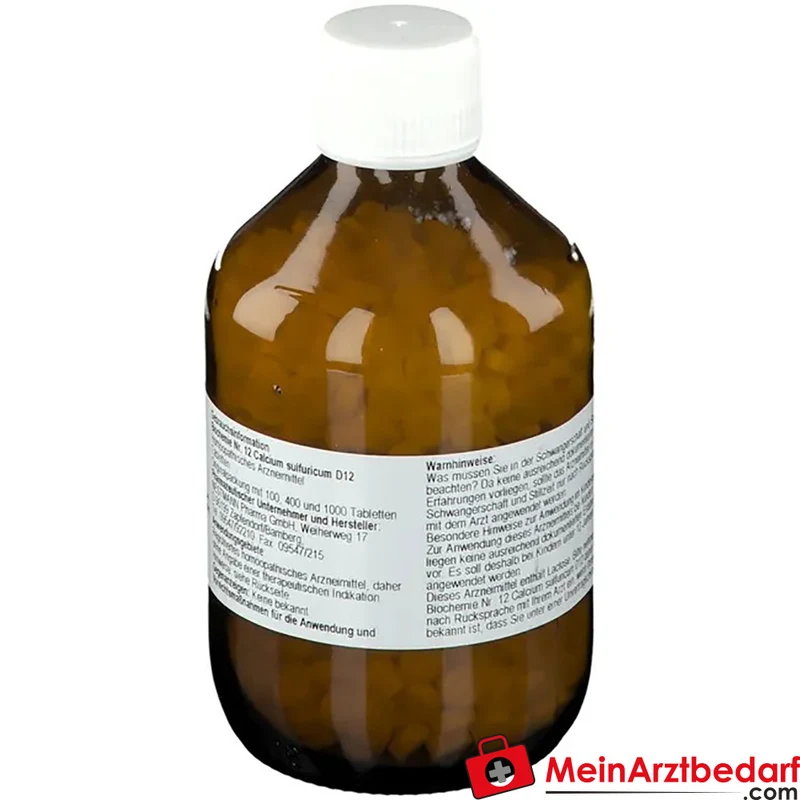 Biochemie 12 Calcium sulfuricum D12 250 mg Tabletten 100 Stück