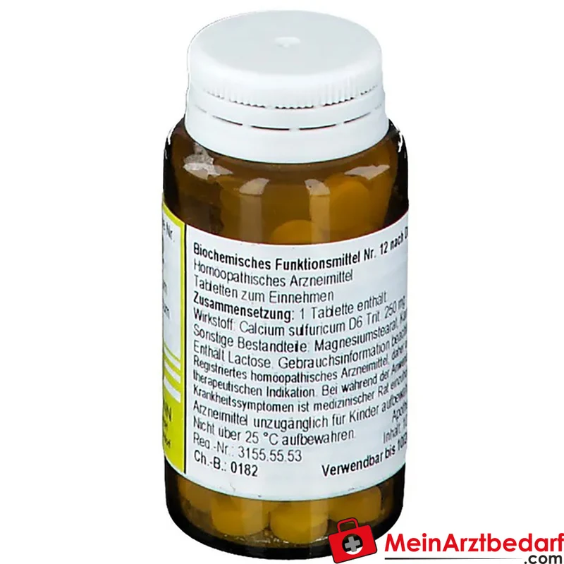 Biochemie Nr.12 Calcium sulfuricum D6 250 mg homöopathisches Arzneimittel