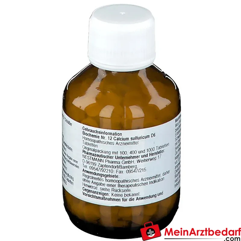 Biochemie Nr.12 Calcium sulfuricum D6 250 mg homöopathisches Arzneimittel