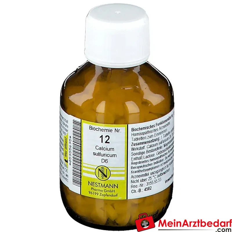 Biochemie Nr.12 Calcium sulfuricum D6 250 mg homöopathisches Arzneimittel