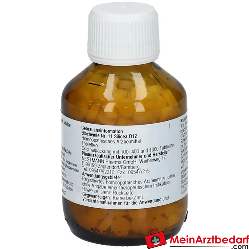 Biochemie Silicea D12 Tabletten Acidum silicicum 250 mg 100 Tabletten