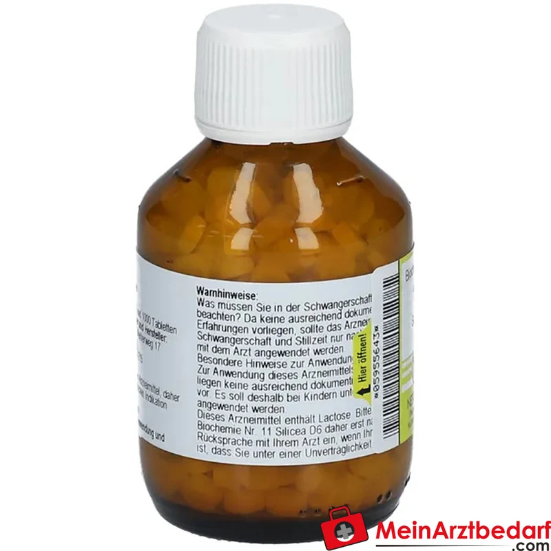 Biochemie 11 Silicea D6 Tabletten 250 mg 100 Stück