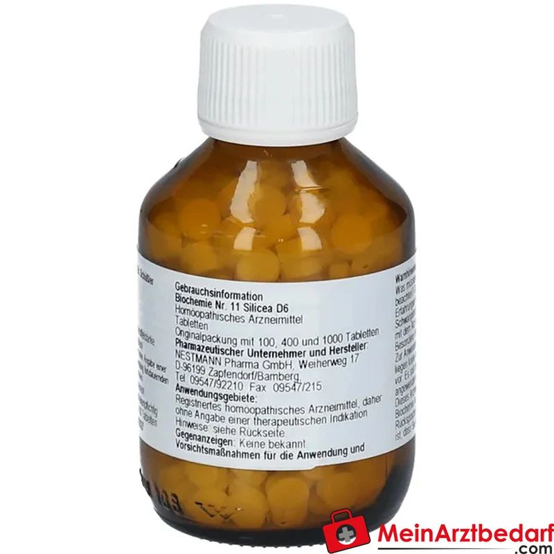 Biochemie 11 Silicea D6 Tabletten 250 mg 100 Stück