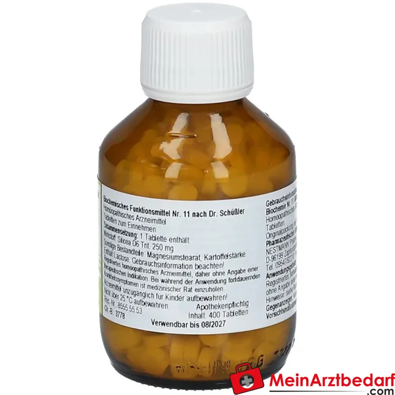 Biochemie 11 Silicea D6 Tabletten 250 mg 100 Stück