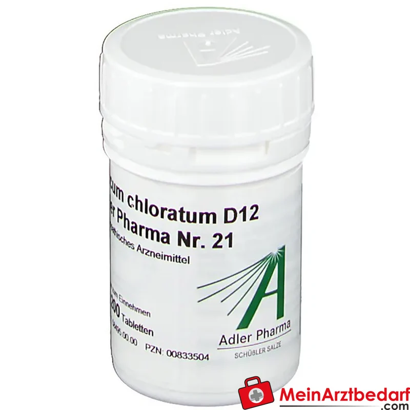 Adler Pharma Zincum chloratum D12 250 mg Tabletten