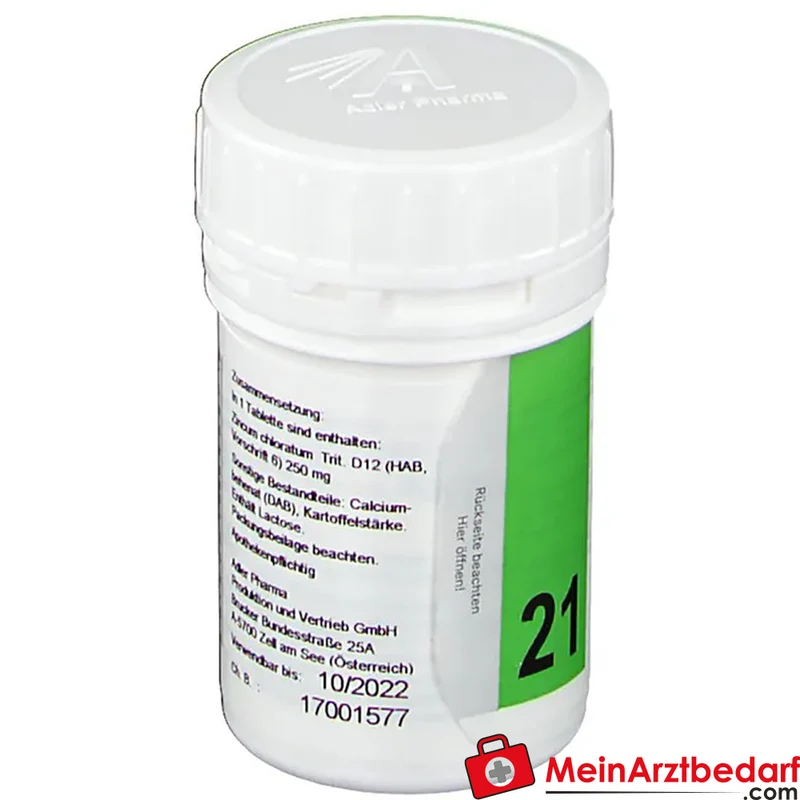 Adler Pharma Zincum chloratum D12 250 mg Tabletten