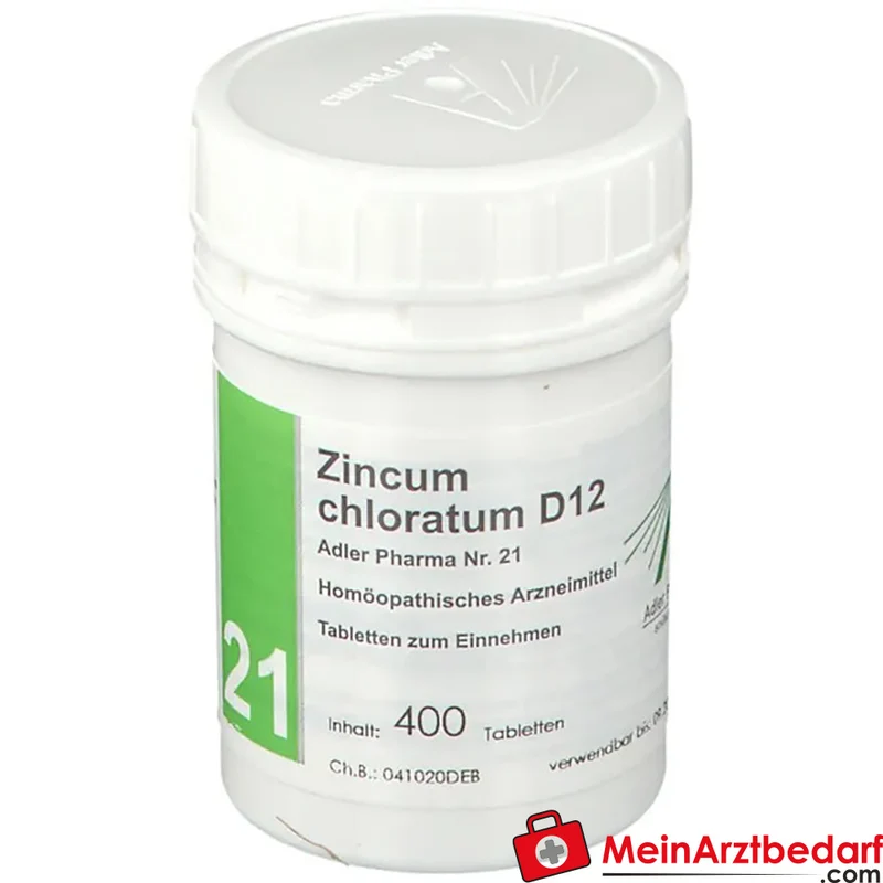 Adler Pharma Zincum chloratum D12 250 mg Tabletten