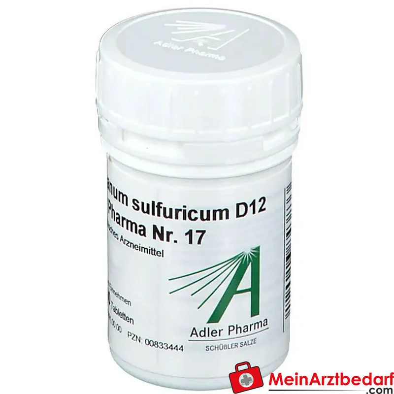 Adler Pharma Manganum sulfuricum D12 250 mg Tabletten Biochemie Nr. 17