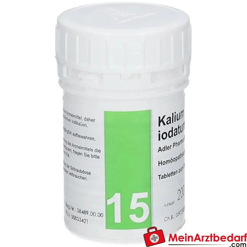 Adler Pharma Kalium iodatum D12 Tabletten 250 mg (Dr. Schüßler Nr. 15)