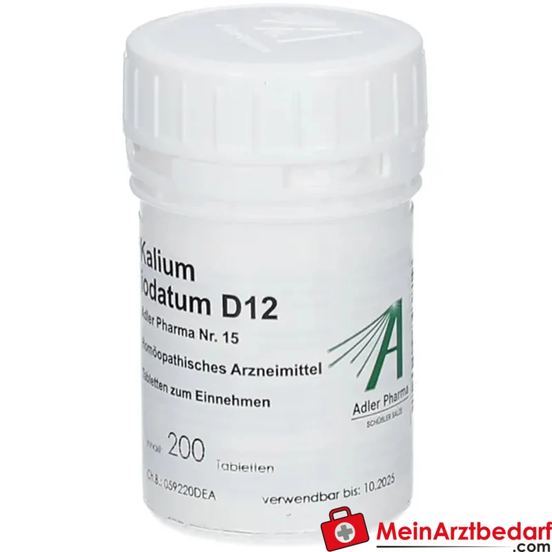 Adler Pharma Kalium iodatum D12 Tabletten 250 mg (Dr. Schüßler Nr. 15)