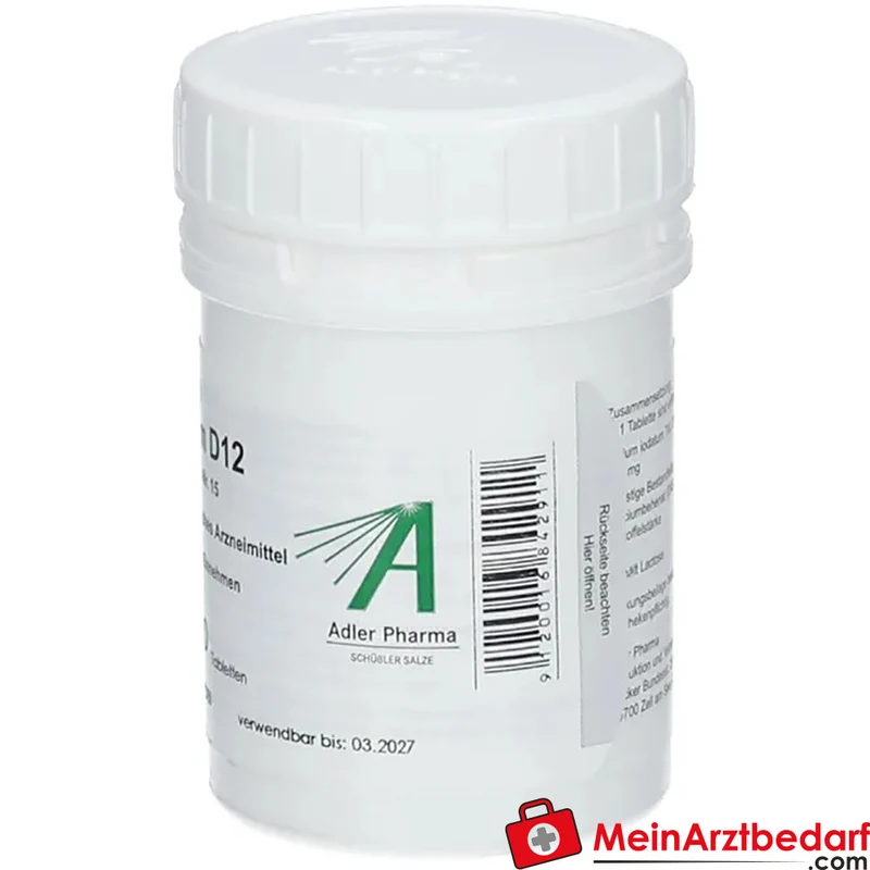 Adler Pharma Kalium iodatum D12 Tabletten 250 mg (Dr. Schüßler Nr. 15)