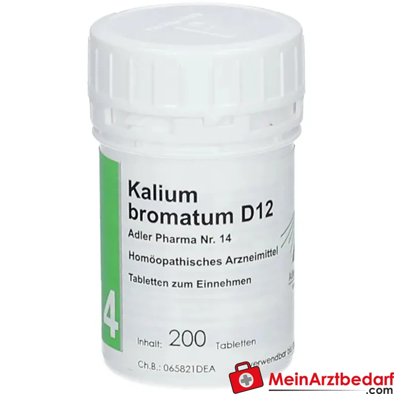 Adler Pharma Kalium bromatum D12 250 mg Tabletten Schüßler Nr. 14