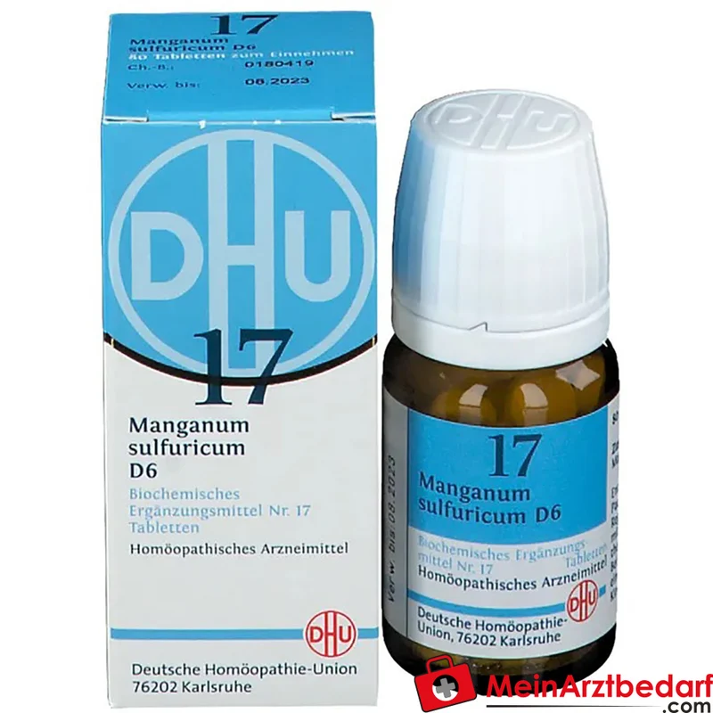 DHU Biochemie 17 Manganum sulfuricum D6 250 mg Tabletten