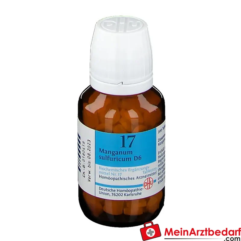 DHU Biochemie 17 Manganum sulfuricum D6 250 mg Tabletten