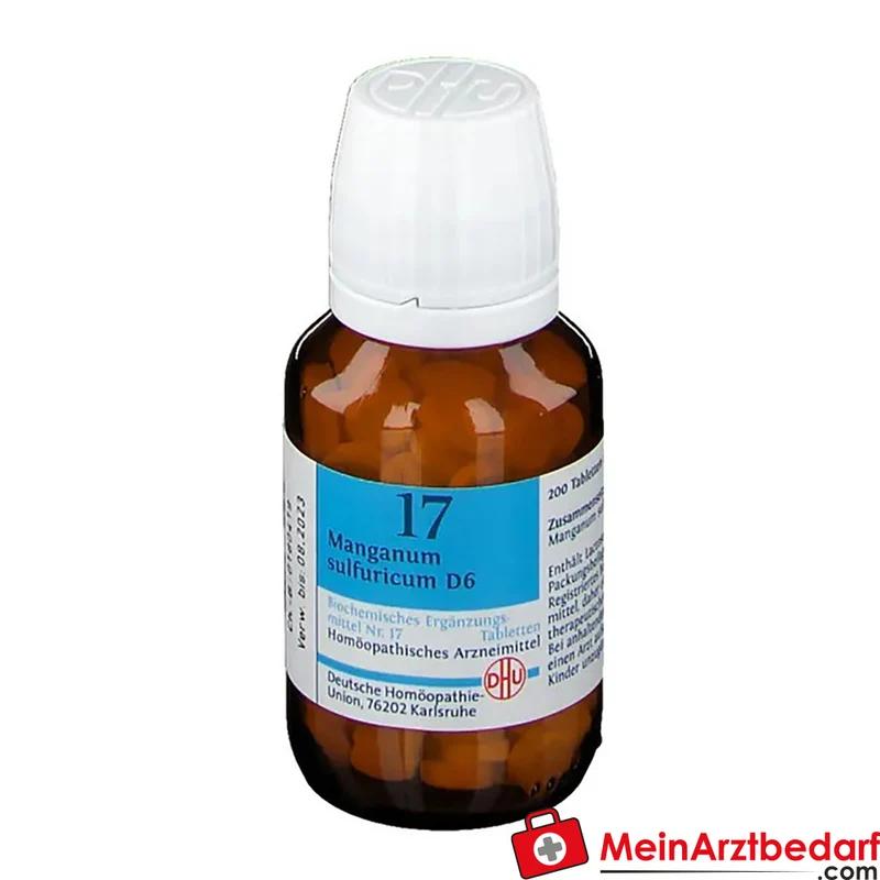 DHU Biochemie 17 Manganum sulfuricum D6 250 mg Tabletten