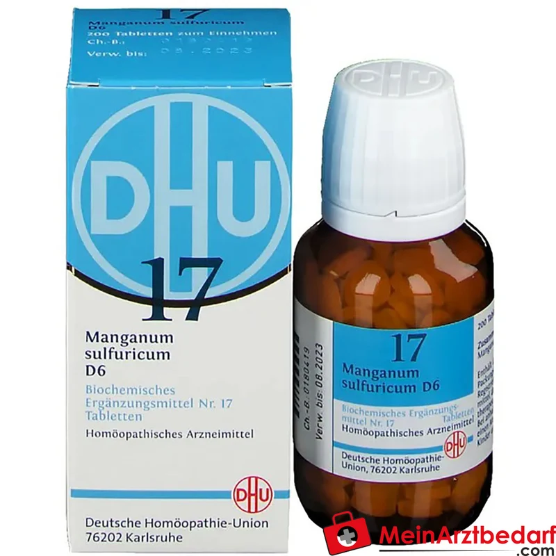 DHU Biochemie 17 Manganum sulfuricum D6 250 mg Tabletten