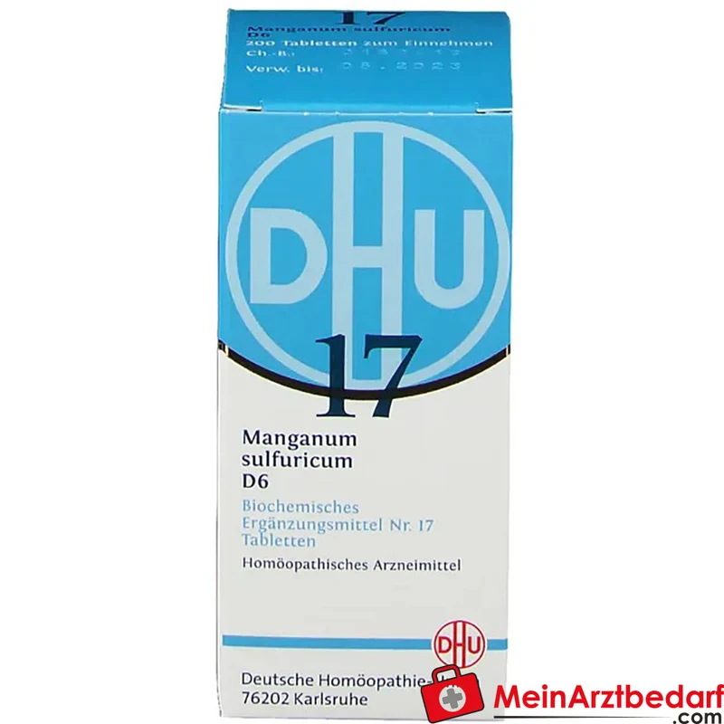 DHU Biochemie 17 Manganum sulfuricum D6 250 mg Tabletten