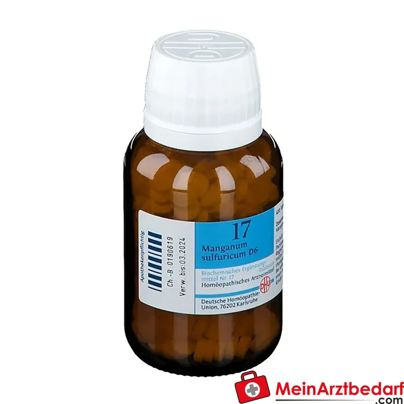 DHU Biochemie 17 Manganum sulfuricum D6 250 mg Tabletten