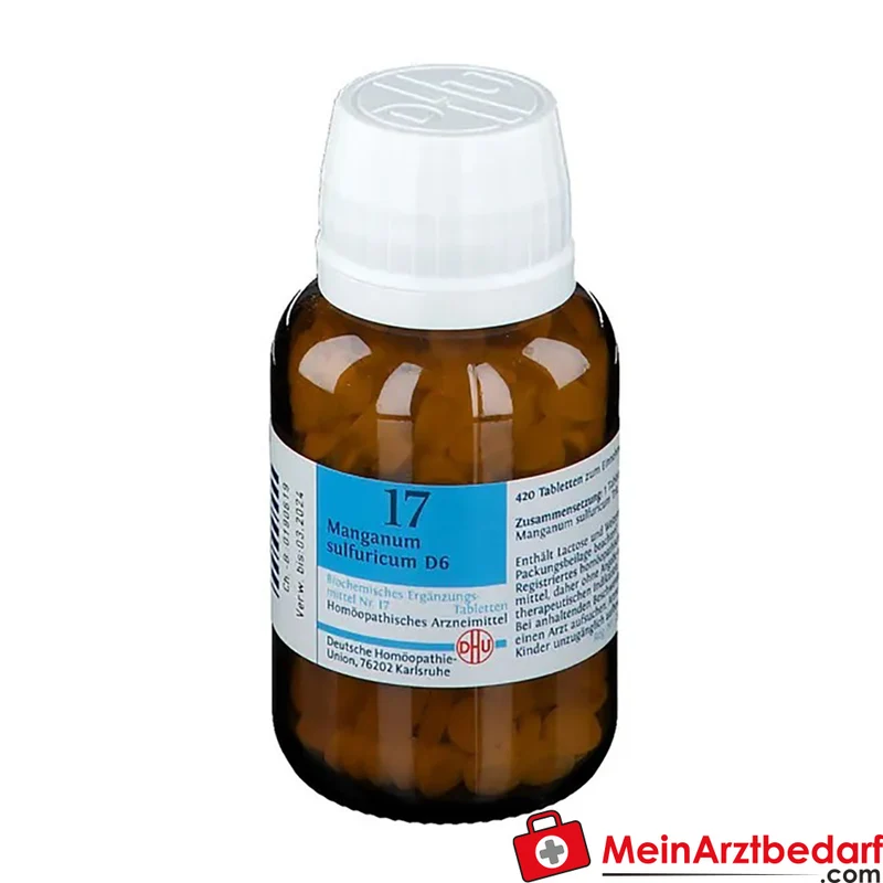 DHU Biochemie 17 Manganum sulfuricum D6 250 mg Tabletten
