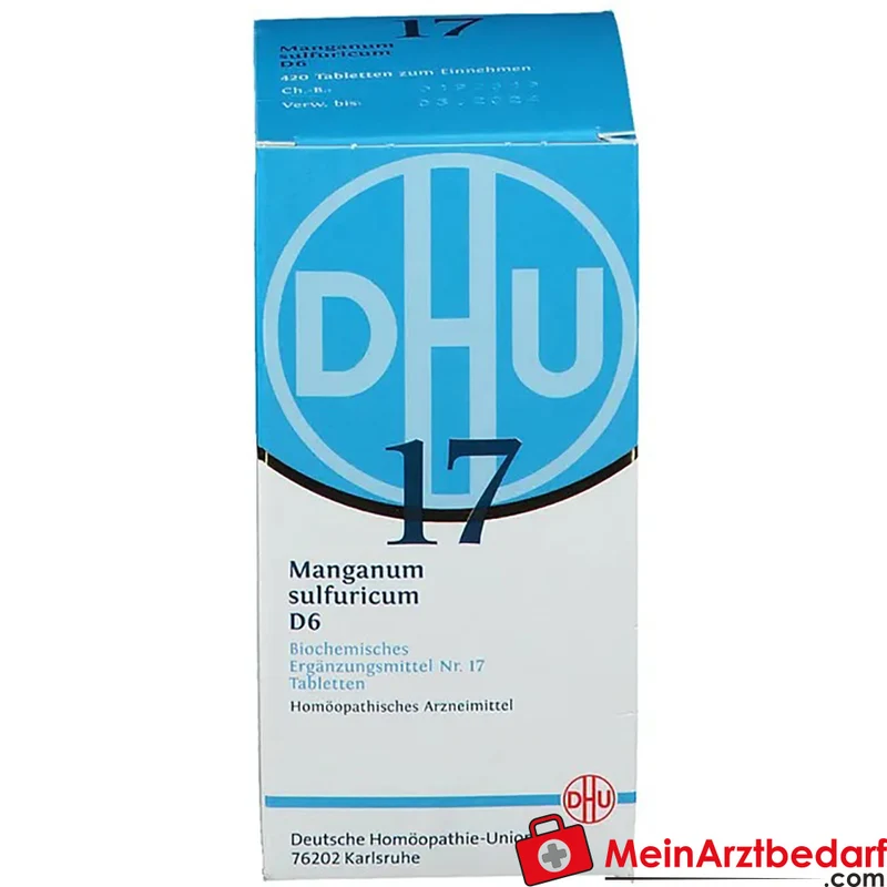 DHU Biochemie 17 Manganum sulfuricum D6 250 mg Tabletten