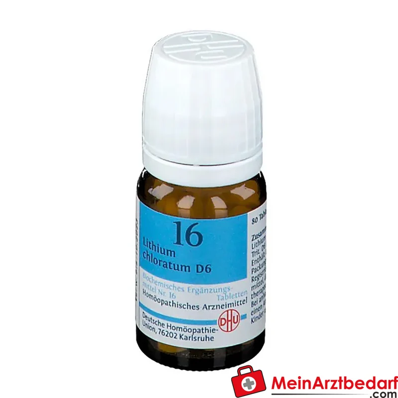 DHU Biochemie Schüßler-Salz Nr.16 Lithium chloratum D6 Tabletten 250 mg