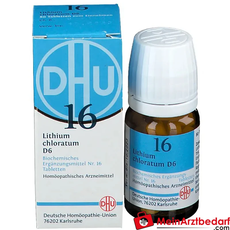 DHU Biochemie Schüßler-Salz Nr.16 Lithium chloratum D6 Tabletten 250 mg