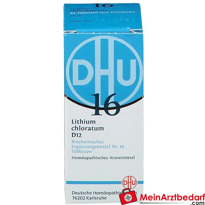 DHU Biochemie Schüßler-Salz Nr.16 Lithium chloratum D6 Tabletten 250 mg
