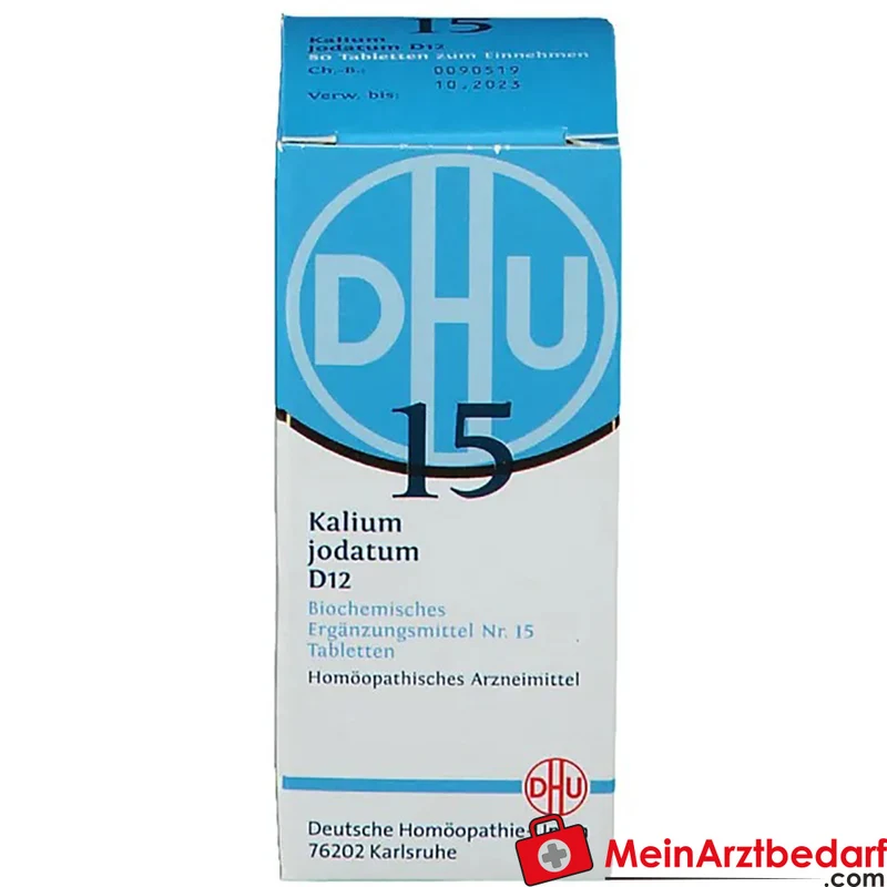 DHU Biochemie 15 Kalium jodatum D12 Tabletten