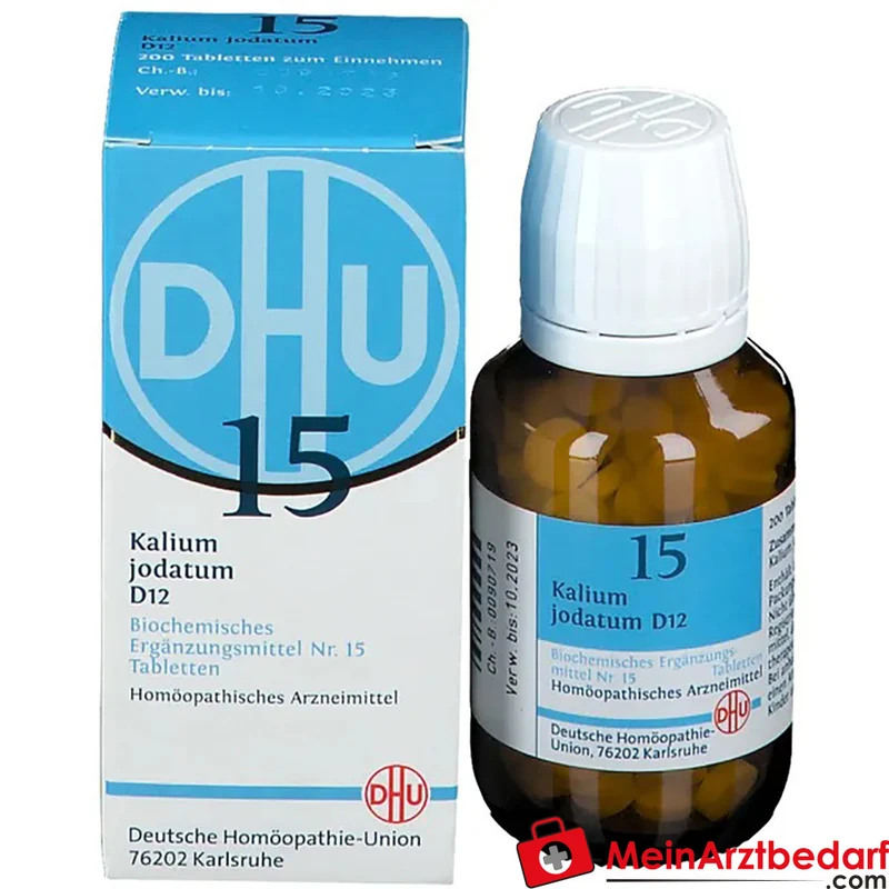 DHU Biochemie 15 Kalium jodatum D12 Tabletten