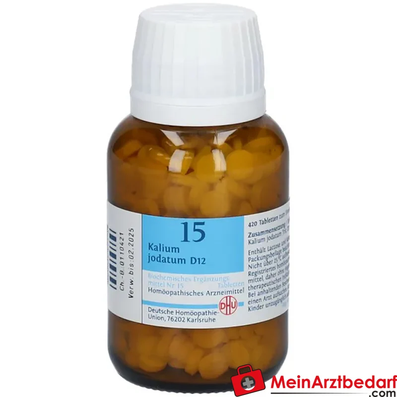 DHU Biochemie 15 Kalium jodatum D12 Tabletten