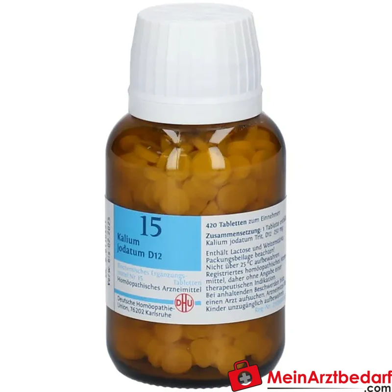 DHU Biochemie 15 Kalium jodatum D12 Tabletten