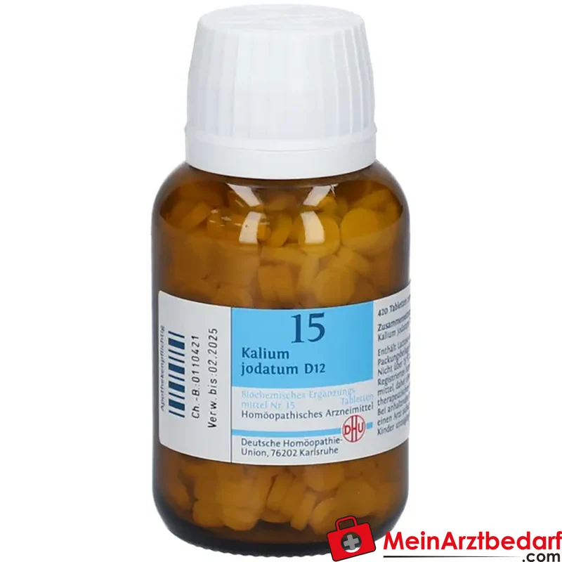 DHU Biochemie 15 Kalium jodatum D12 Tabletten