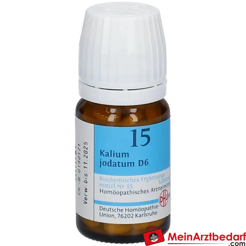 DHU Biochemie 15 Kalium jodatum D6 Tabletten