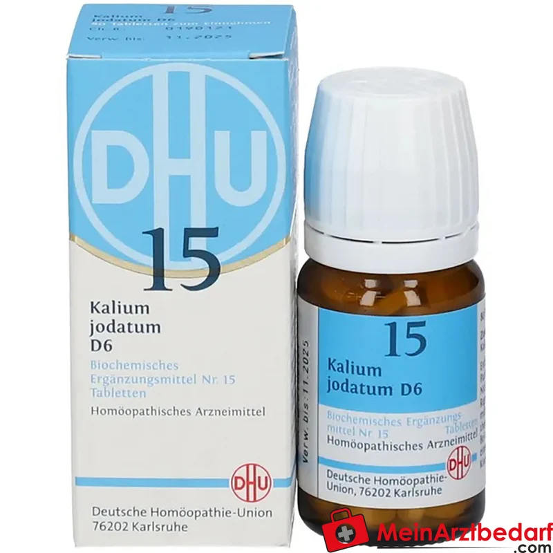 DHU Biochemie 15 Kalium jodatum D6 Tabletten