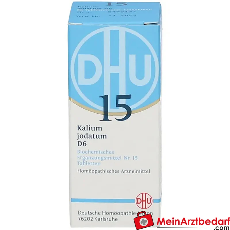 DHU Biochemie 15 Kalium jodatum D6 Tabletten